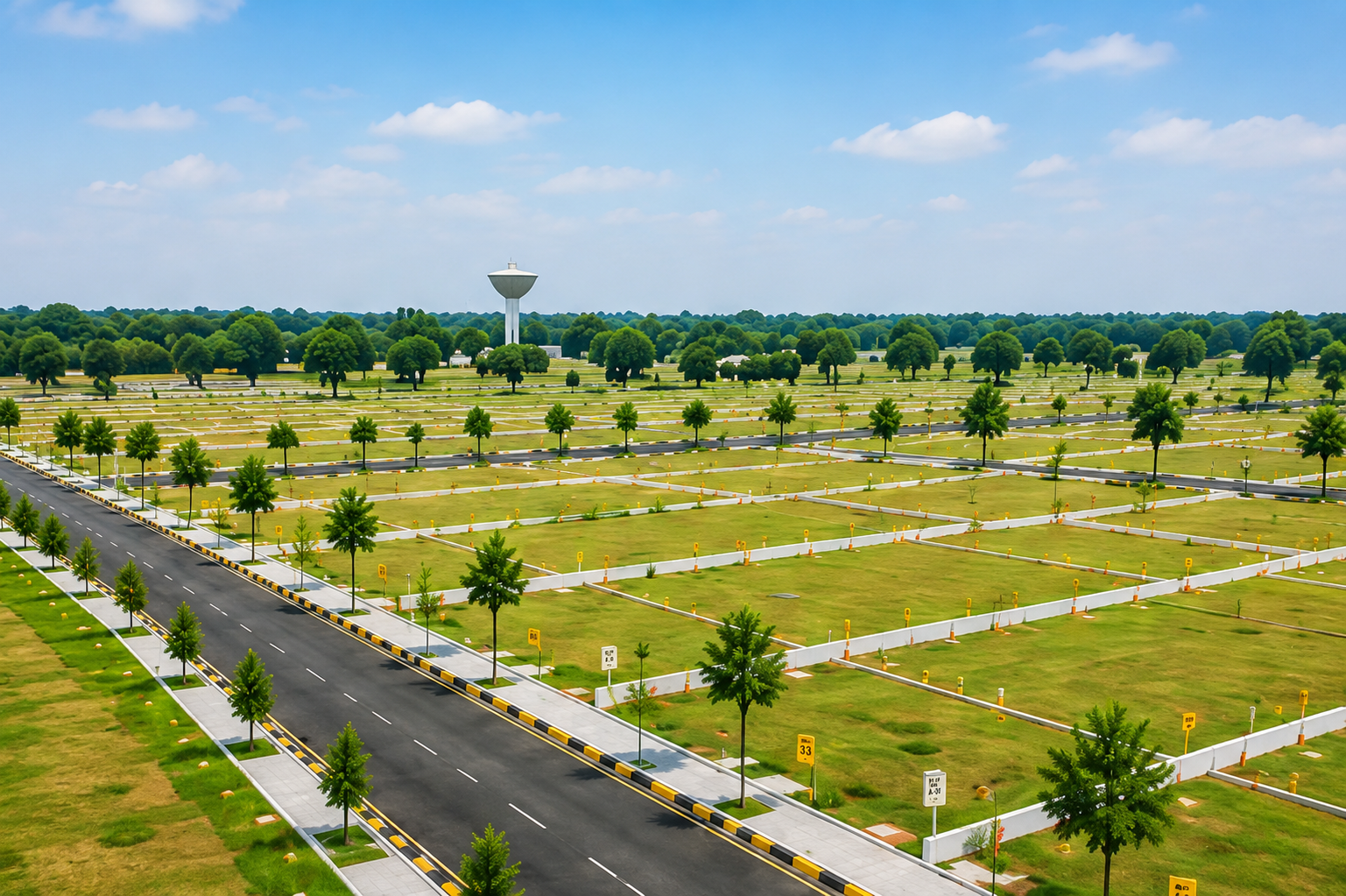 Real Estate Plot Layout